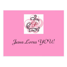 Jesus Loves You Postcard