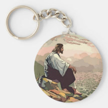 Jesus Meek and Mild Keychain