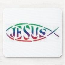 jesus mouse pad
