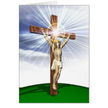 Jesus on the Cross Card