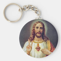 Jesus Peace Sign Key Chains