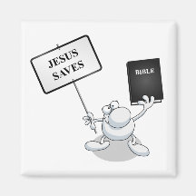 Jesus Saves Magnet
