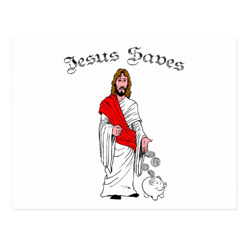 Jesus Saves Postcards