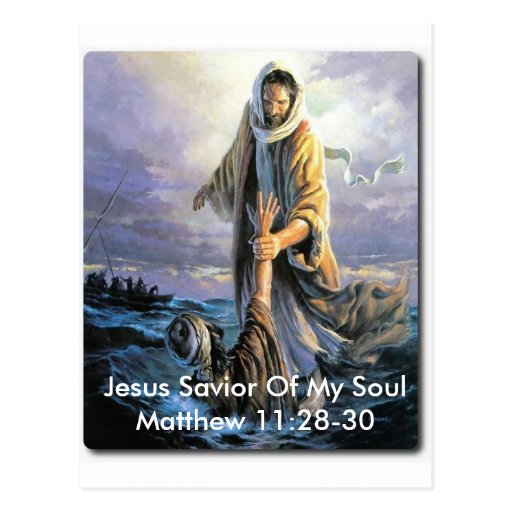 Jesus Saviour Of My Soul Postcards
