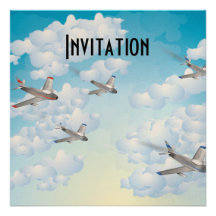 Jets Custom Invitation