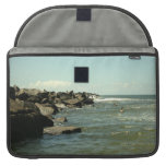 Jetty Rocks Inlet Pelican Sky Ft. Pierce Florida Sleeve For MacBooks