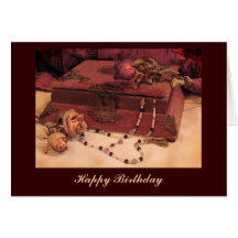 Jewellery Box Birthday Cards