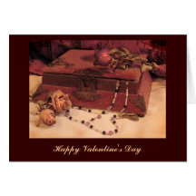 Jewellery Box Valentine Card
