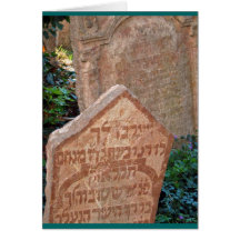 "Jewish Cemetary, Prague" Cards