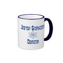Jewish Grandma For Obama Mugs
