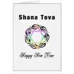 Jewish New Year Shana Tova Greeting Card