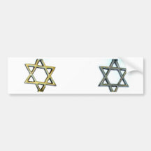 Jewish Star Bumper Stickers