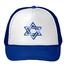 Jewish Star of David Shines Hats