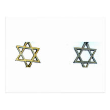 Jewish Star Post Cards