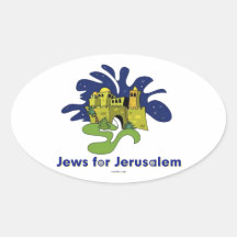 JEWS FOR JERUSALEM HANUKKAH GIFTS STICKERS