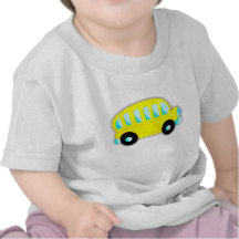 JezzyLala Baby School Bus T Shirts