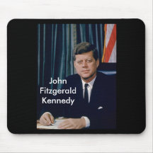 JFK official portrait from public domain Mouse Pad