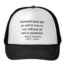 JFK Quote 1a Mesh Hats