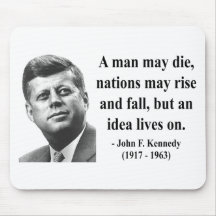 JFK Quote 4b Mouse Pad