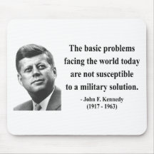 JFK Quote 6b Mouse Pads