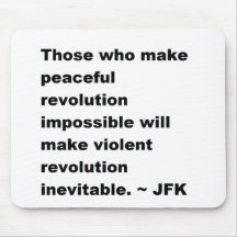 JFK Quote Mouse Pads