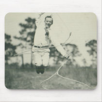 Jimmie Richardson jumping spoke. mousepads