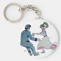 Jive Fun! swing dancing rock and roll Keychains