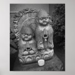Jizo Bodhisattva Statues - Daitoku-ji Temple Japan Print