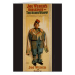 Joe Weber's Burlesque of The Merry Widow Card