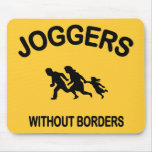 Joggers Without Borders Mouse Mats