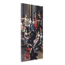 Johann Georg Platzer - Oriental Feast Canvas Print