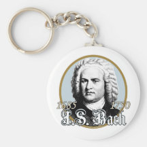 Johann Sebastian Bach Key Chain