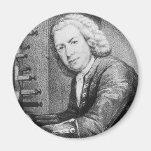 Johann Sebastian Bach Stuff Fridge Magnets