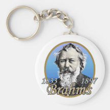 Johannes Brahms Key Chain