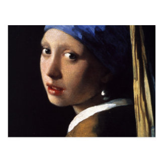 Johannes Vermeer&#39;s Girl with a Pearl Earring Postcards - johannes_vermeers_girl_with_a_pearl_earring_postcard-rcf0c8e598d7b45e2b84203d13744e5d5_vgbaq_8byvr_324