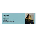 Johannes Vermeer's The Lacemaker (circa 1670) Business Card