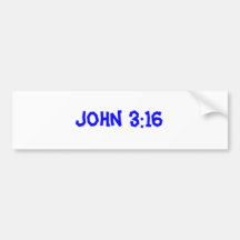 John 3:16 bumper stickers