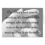 John 3:16 in French Card