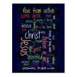 John 7:37-41 Dark Water Post Cards