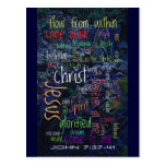 John 7:37-41 Waterfall Postcard