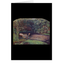 John Everett Millais Ophelia Greeting Card