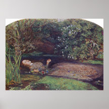 John Everett Millais Ophelia Posters