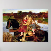 John Everett Sir Isumbras at the Ford Posters