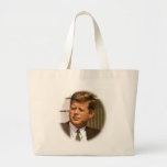 John F Kennedy Canvas Bags