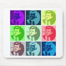 John F Kennedy Mouse Pads