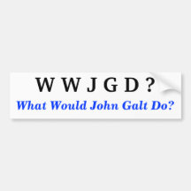 John Galt Bumper Sticker