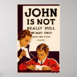 John is not really dull print