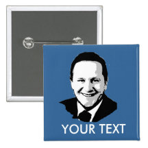 John Key Pinback Button