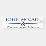 John McCain Character Bumper Sticker