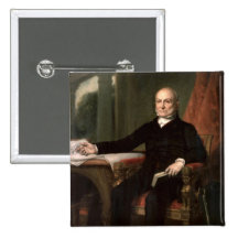 John Quincy Adams Button
